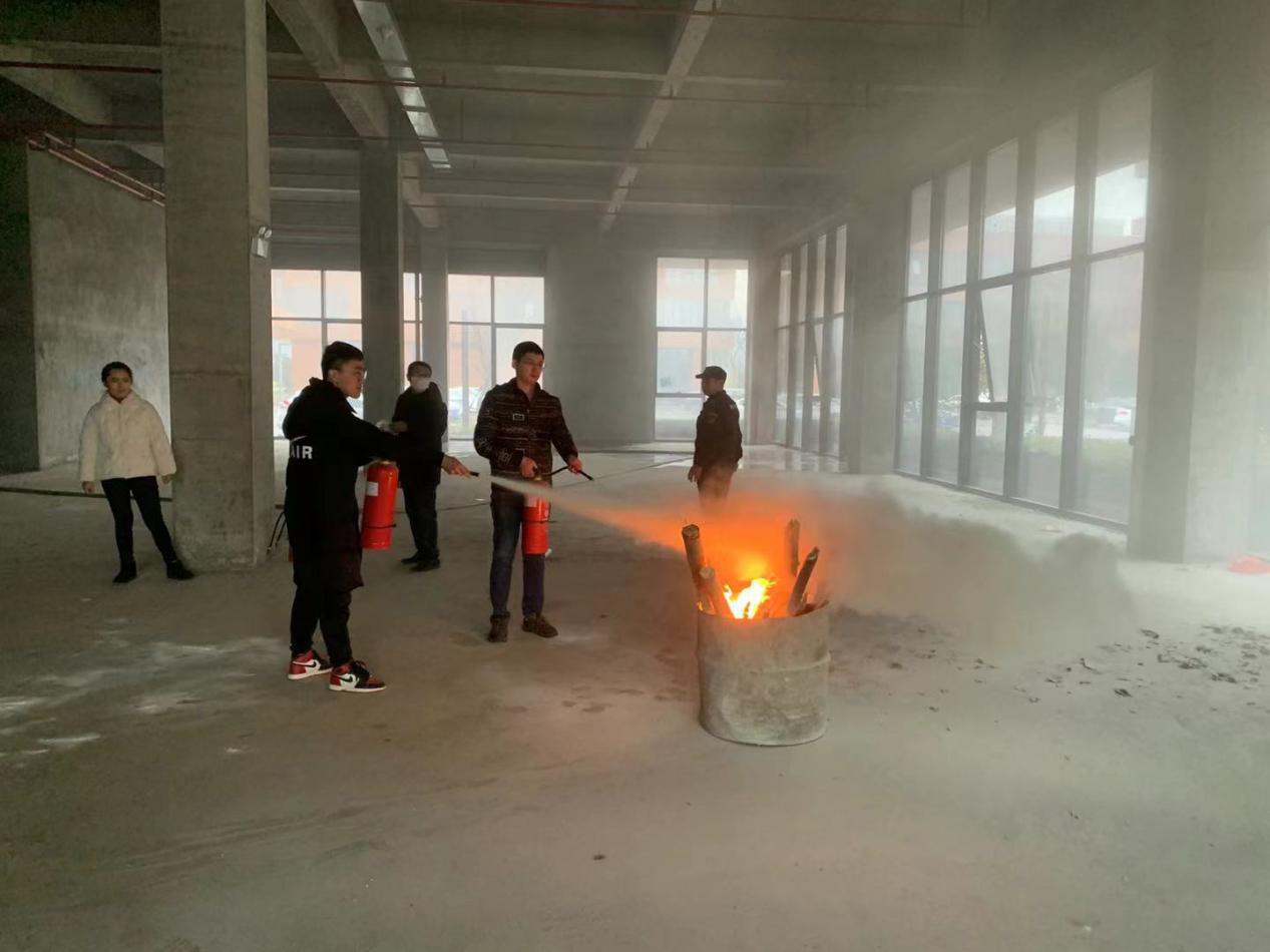 拼搏在线登录2021年上半年度消防安全应急演练